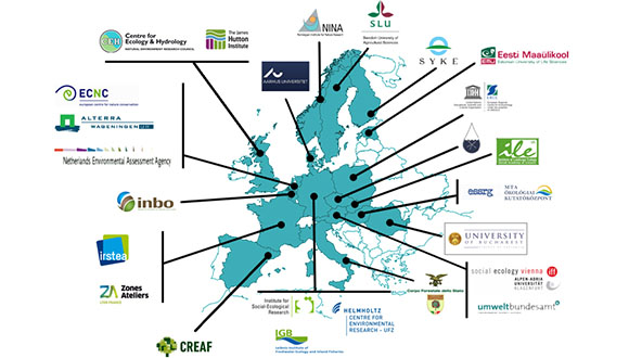 Mapa de los integrantes de la red ALTER-Net.