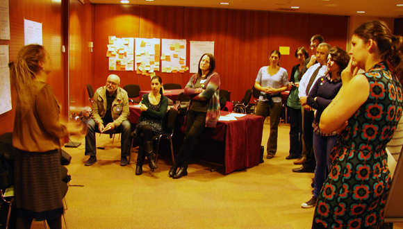 Momento de la reunión de socios del BEWATER