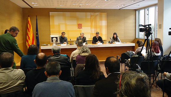 Presentación hoy en rueda de prensa del EXOCAT