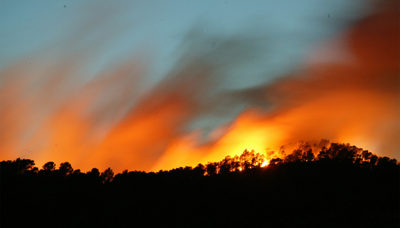 Incendi de fa uns anys a Benifallet