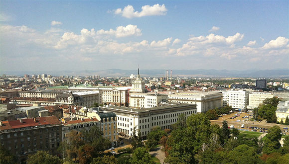 La capital de Bulgària, Sofia, on se celebrà la primera de les jornades. 