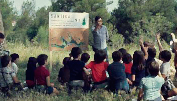 The first nature intinerary of Spain took place in Santiga.  Photo: Jaume Terradas.