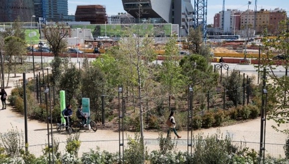 2.Detall de la canòpia urbana de la Plaça de les Glòries de Barcelona (foto: Ajuntament de Barcelona)