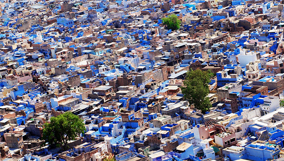 La ciutat de Jodhpur és la segona més gran del Rajasthan, un estat del nord-est de l'Índia. Autor: Marc Hoffmann (CC BY-SA 2.0)