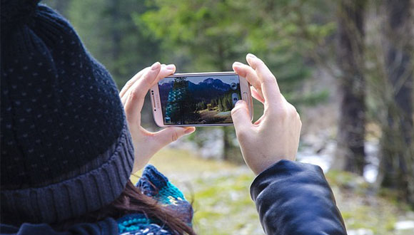 iNaturalist també té una aplicació per a smartphones .