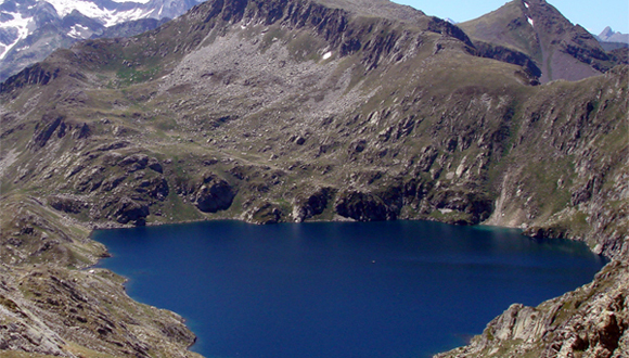 El llac Redó, un dels estudiats al treball. Imatge: Marc Sala.