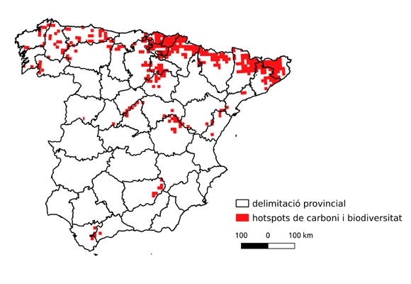 Mapa dels hotspots publicat a l'estudi