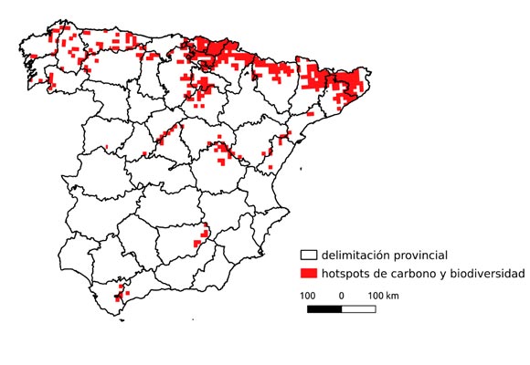 Mapa de los hotspots publicado en el estudio