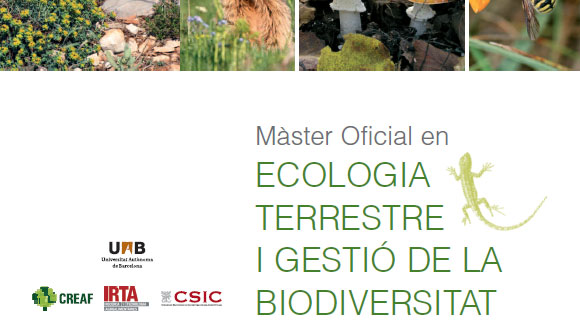 Màster oficial ecologia terrestre i gestió de la biodiversitat (informació general)