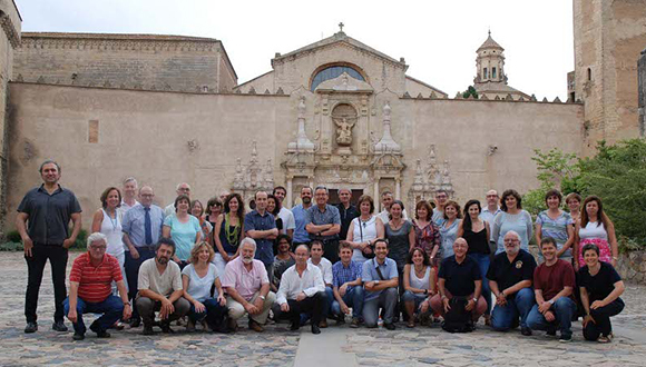 El grup al monestir de Poblet. font: Gencat