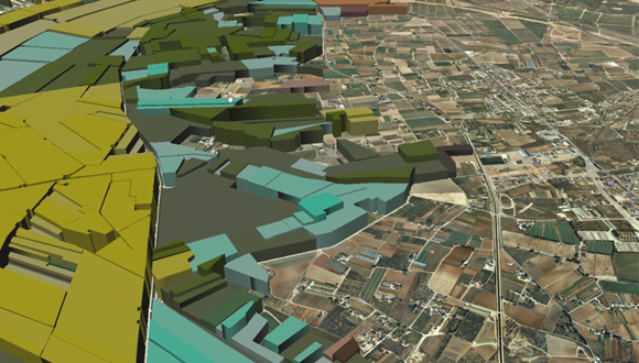 Gràcies a GeoViQua els usuaris podran veure la fiabilitat de les dades. En aquest cas es visulaitzen en un codi de colors de més a menys fiable.  