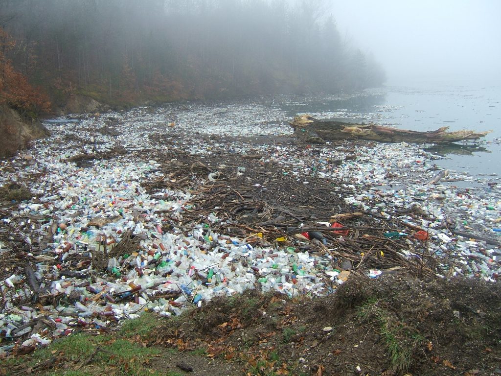 Acumulación de basura en una plata: Imagen: Pxhere