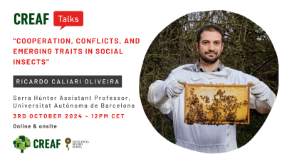 CREAF Talk with Ricardo Caliari Oliveira - "Cooperation, Conflicts, and Emerging Traits in Social Insects"