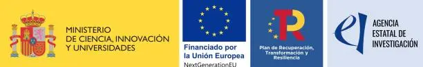 Ministerio de ciencia, innovación en universidades. Financiado por la UE, Agencia Estatal de Investigación. Plan de Recuperación, Transformación y Resiliencia